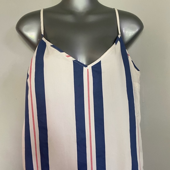 Banana Republic Striped Spaghetti Strap Dress Size 10 - Picture 12 of 16